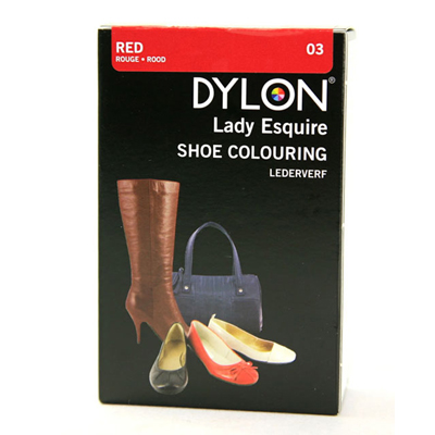 Dylon bőrcipő festék - RED